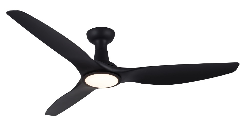 BESTAR SLEEK DC Motor Ceiling Fan With LED Light - 48 Inch Black & White Color