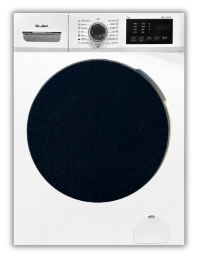 ELBA 7Kg Front Load Washing Machine EWF 70120 WP