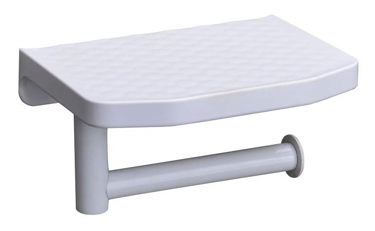 DUBELL ABS Paper Holder With Tray D-007 Black & White Color