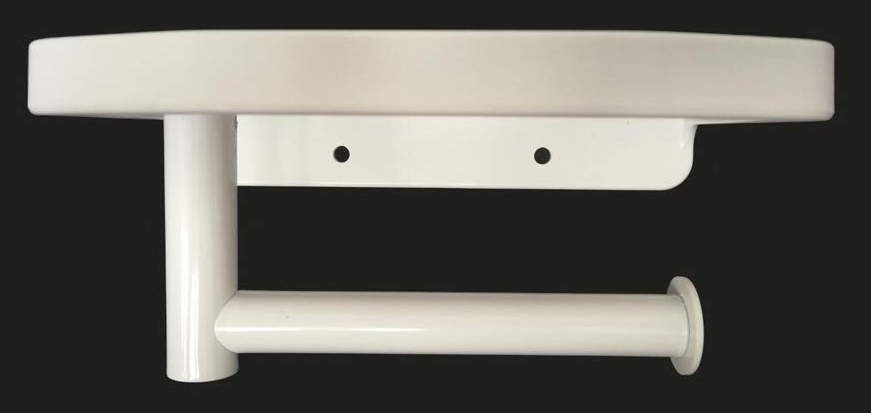 DUBELL ABS Paper Holder With Tray D-007 Black & White Color