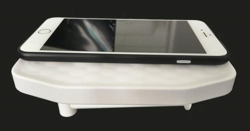 DUBELL ABS Paper Holder With Tray D-007 Black & White Color