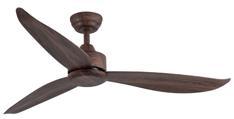 BESTAR DC Motor Ceiling Fan With LED Light - Razor 46 Inch Black & White Color