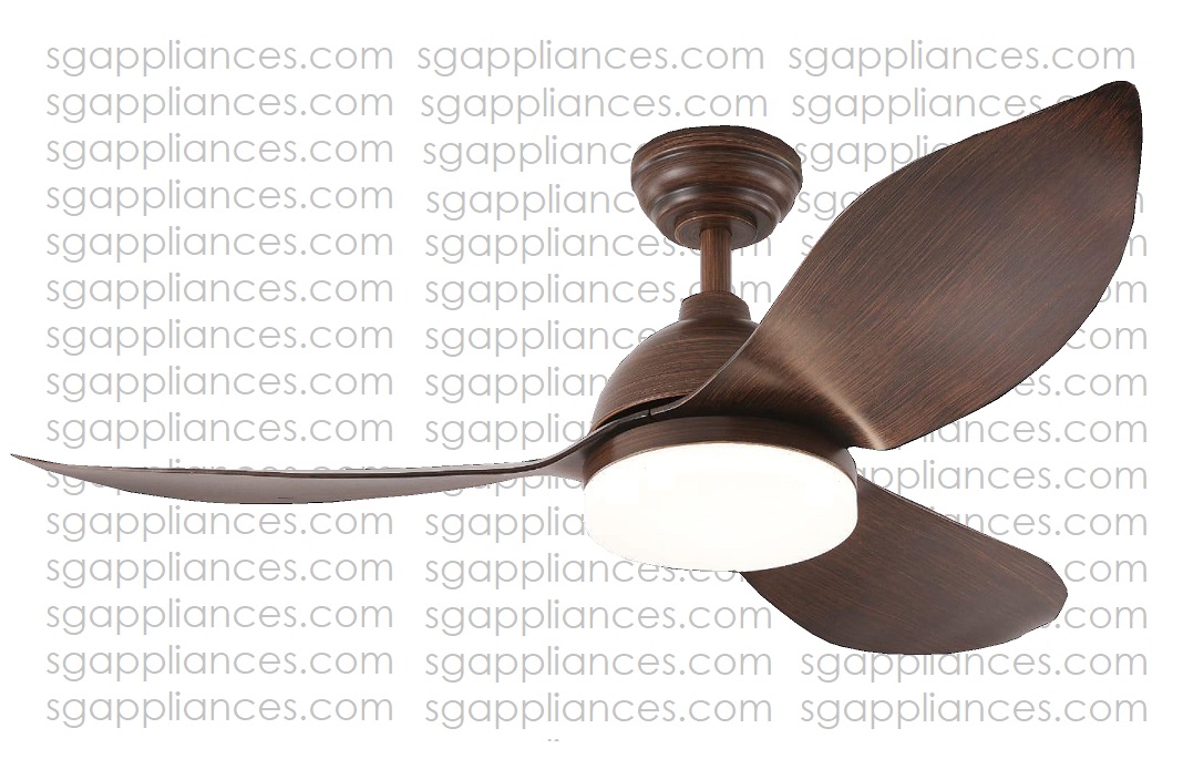 Bestar Raptor Ceiling Fan Oak Wood Color