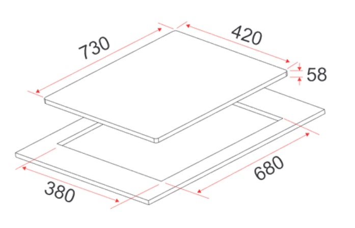 EF  Induction Hob HB BI 2721 A