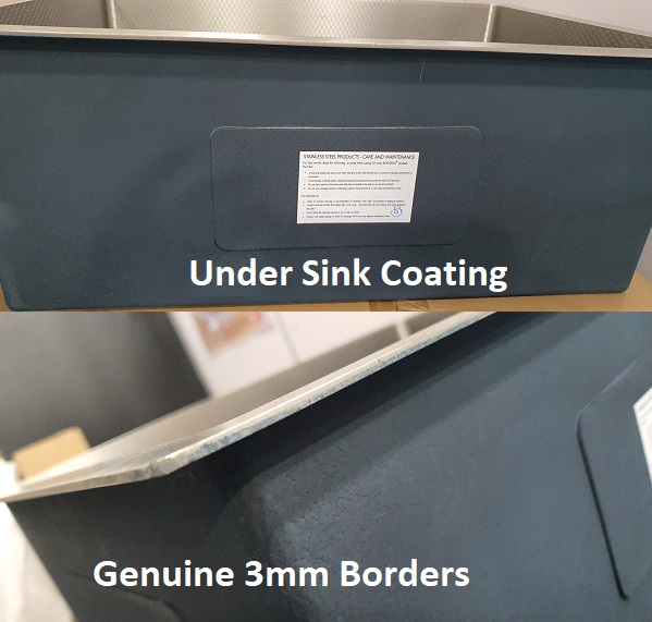 BOSHSINI 304 Stainless Steel Nano + Honey Comb Kitchen Sink BSQ 4545NHC