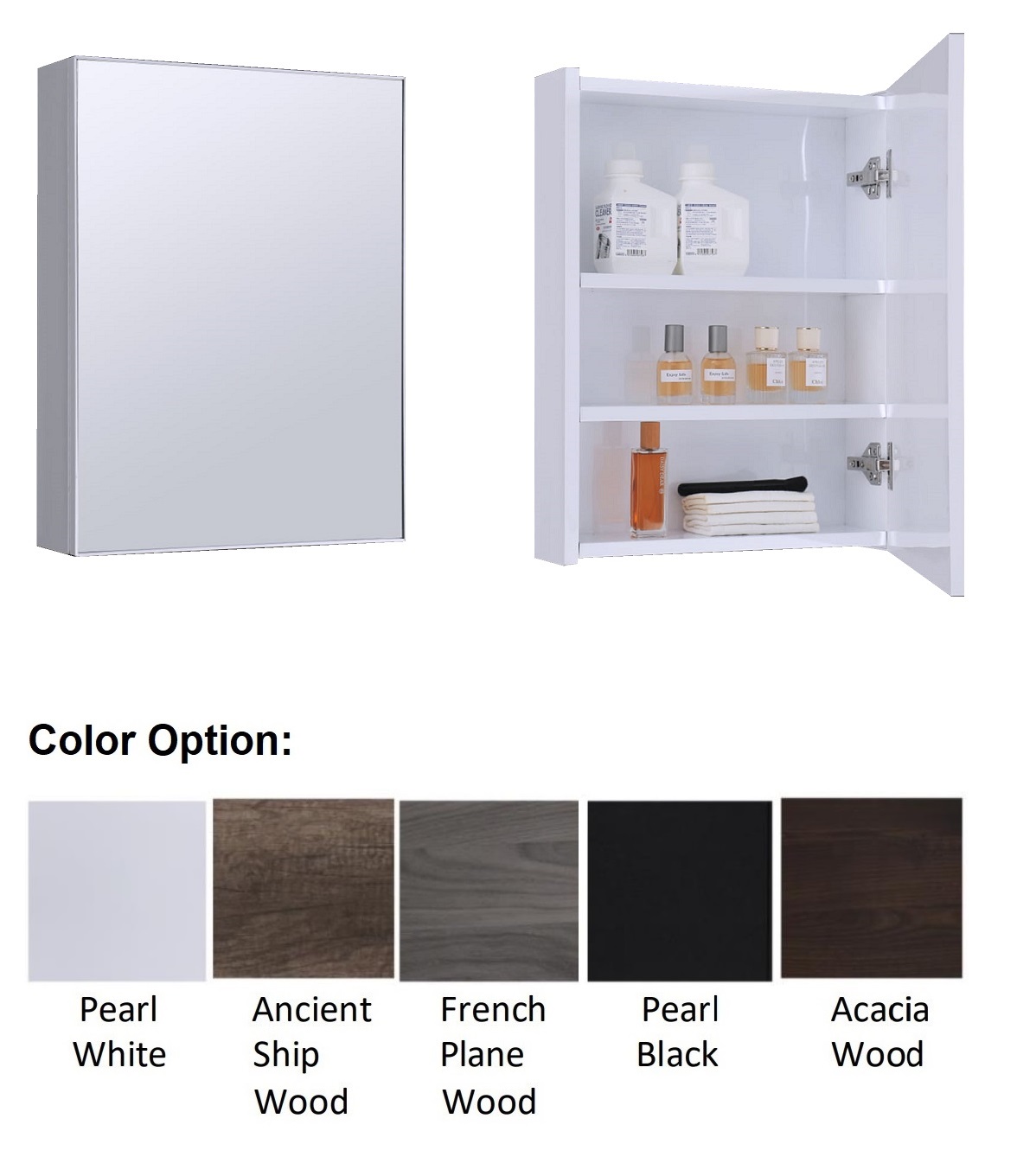 BARON Stainless Steel Mirror Cabinet MC-645