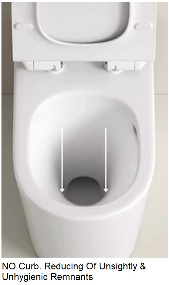 EACO One Piece Toilet Bowl T988SS