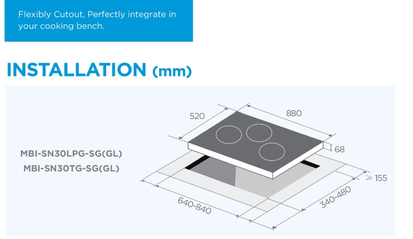 MIDEA MBI-SN30 Cooker Hob