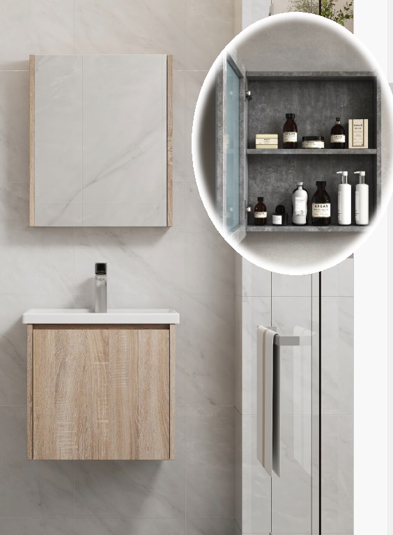 500mm PVC Vanity Cabinet Set D5315