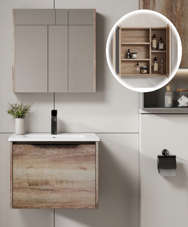 600mm PVC Vanity Cabinet Set 2006204