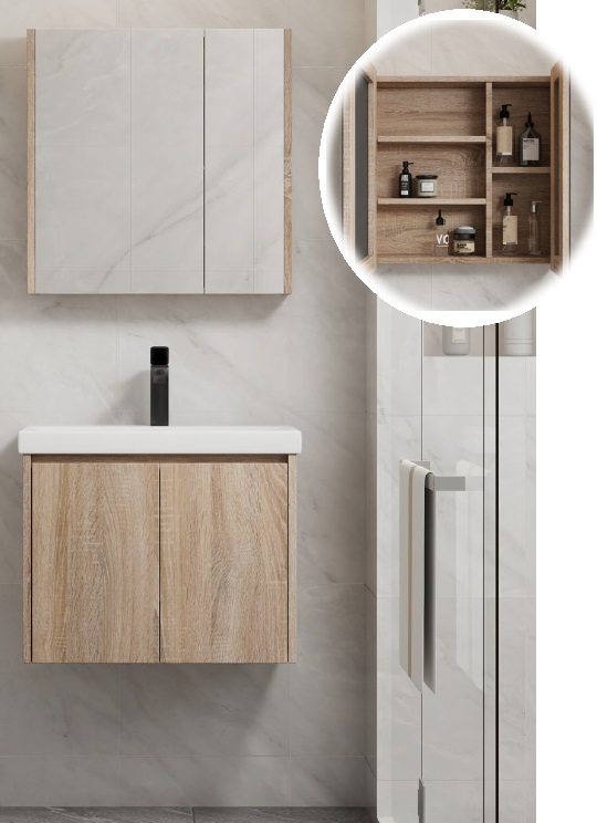 600mm PVC Vanity Cabinet Set 6345
