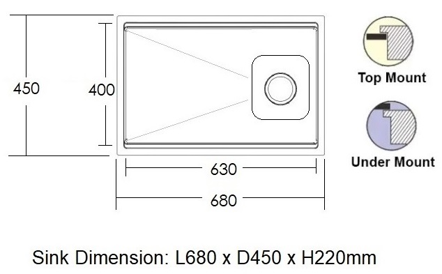 Stainless Steel Workstation Kitchen Sink KS-6845NHC SS