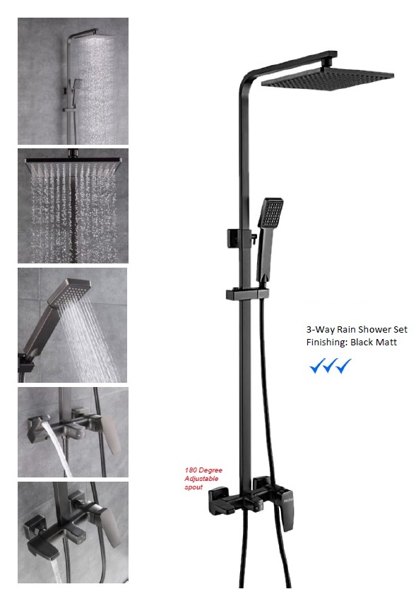 Irresistible Bathroom Essential Bundle Offer - Black Series