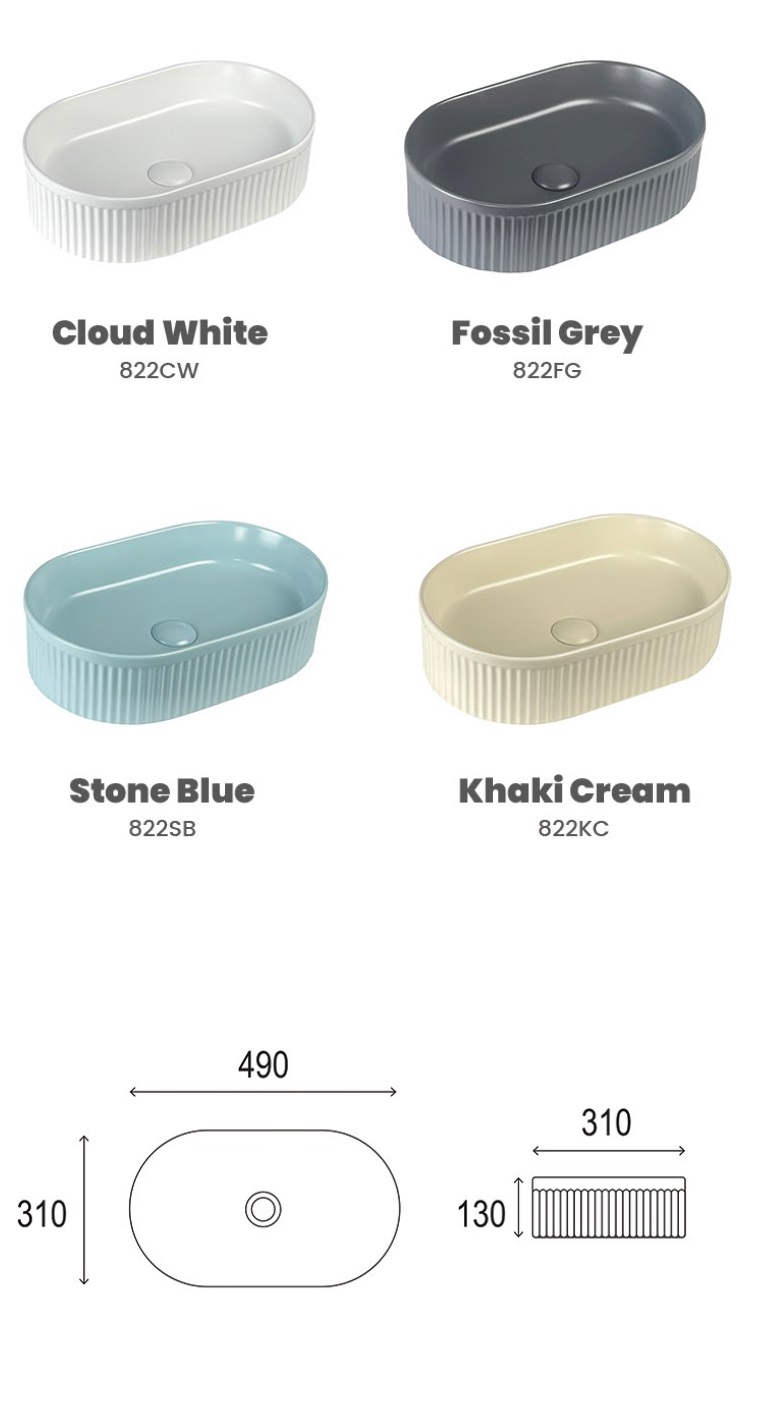 Counter Top Wash Basin - Lune 822