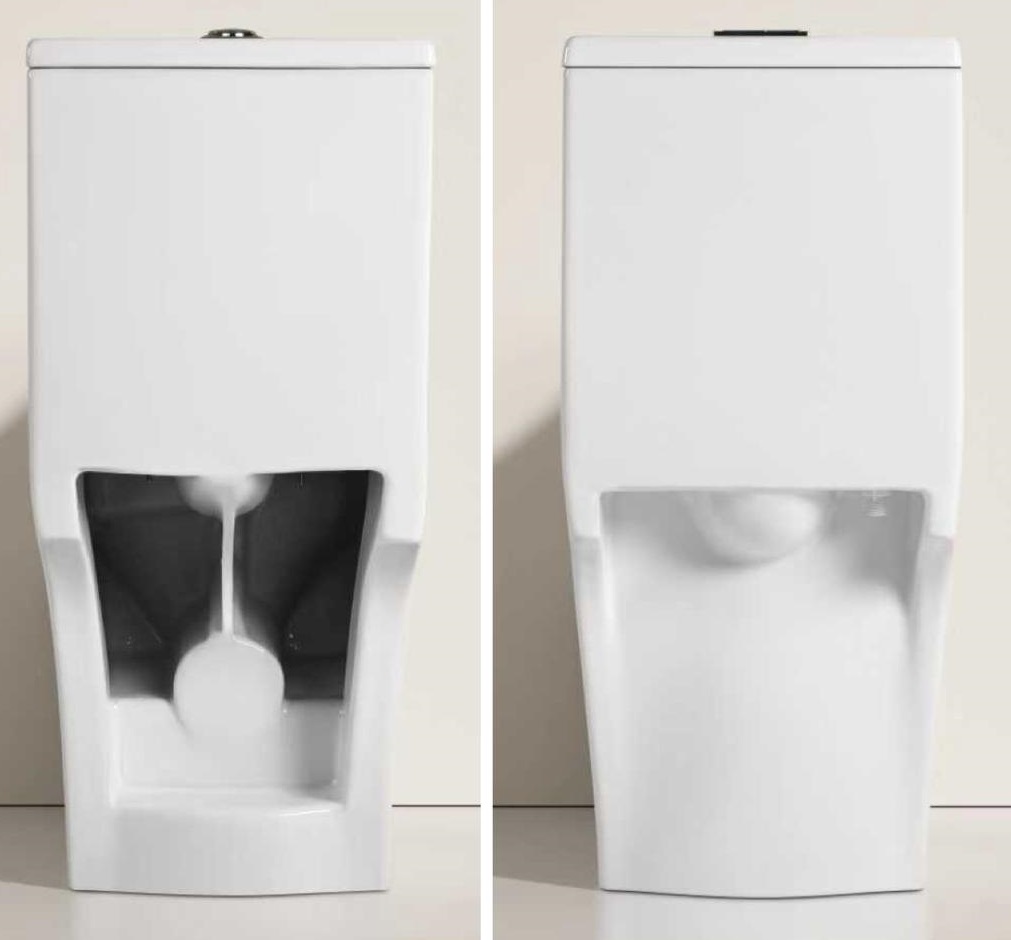 Prevent stagnant water or cockroaches at the back