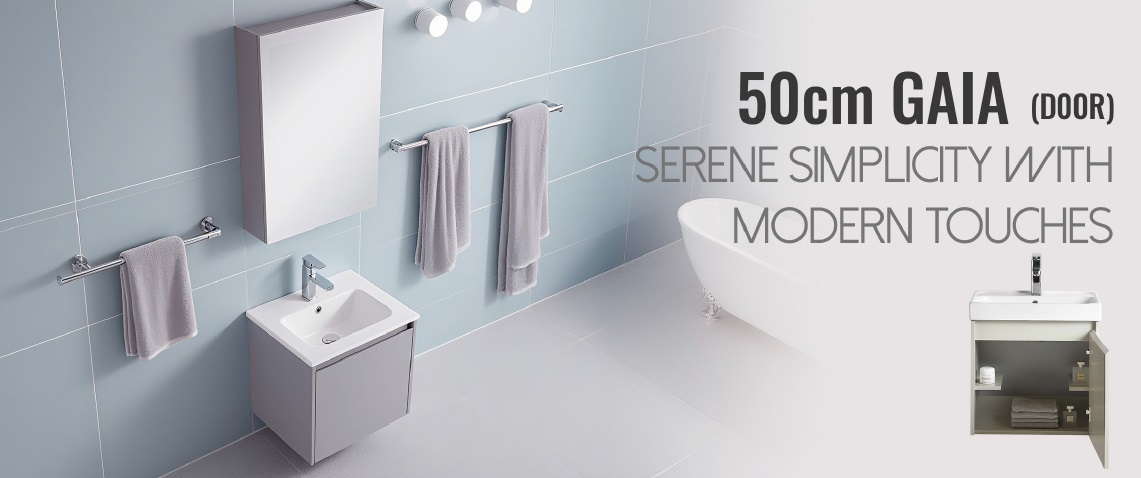 500mm PVC Vanity Cabinet GAIA 5040201