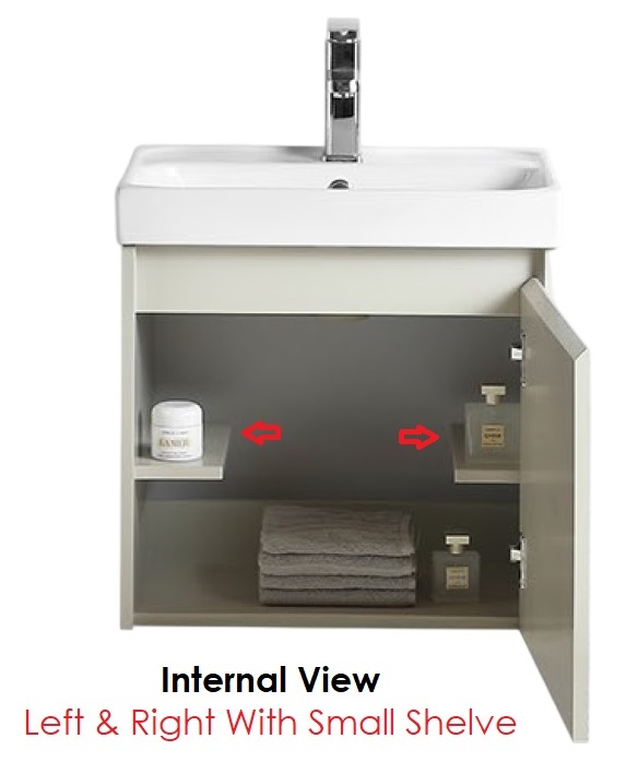 500mm PVC Vanity Cabinet GAIA 5040201