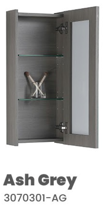 300mm PVC Mirror Cabinet 3070301
