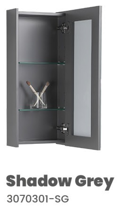 300mm PVC Mirror Cabinet 3070301