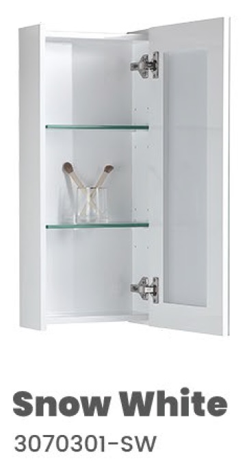 300mm PVC Mirror Cabinet 3070301