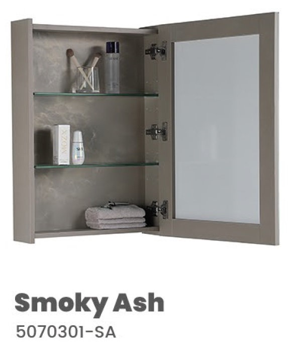 500mm PVC Mirror Cabinet 5070301