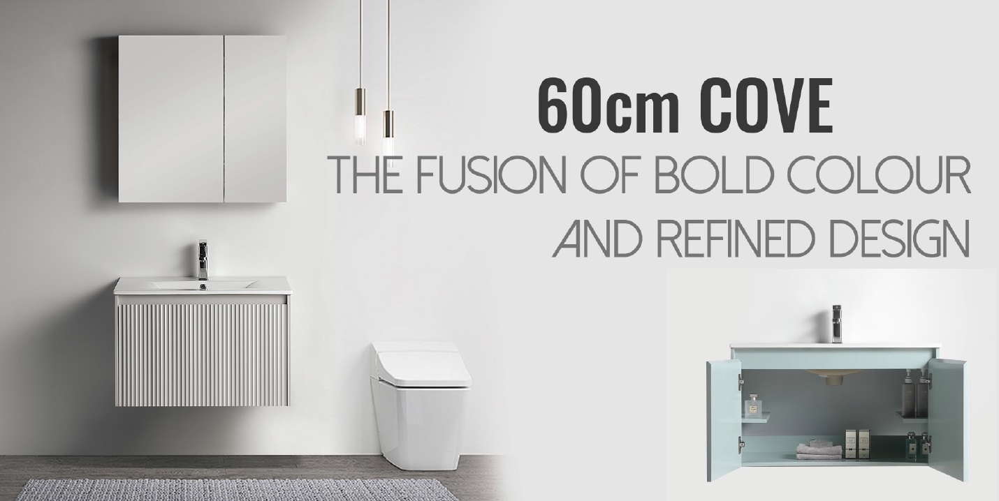 600mm PVC Vanity Cabinet COVE 6046101
