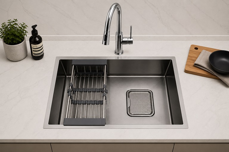 600mm Stainless Steel Kitchen Sink KS-6045LN SS