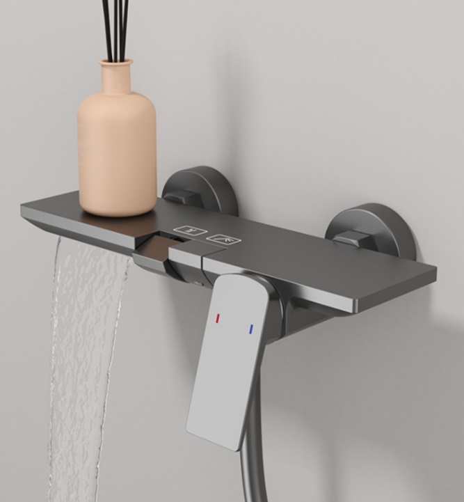 Water Fall View (Reference image in Gun Metal color)